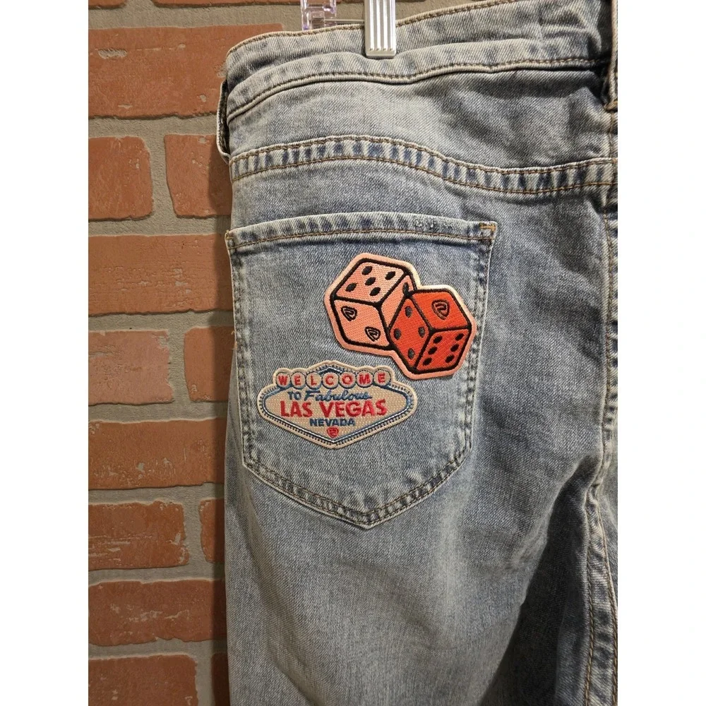 Rock and Roll Denim Womens 36×27 High Rise Straight Cropped‎ Jeans